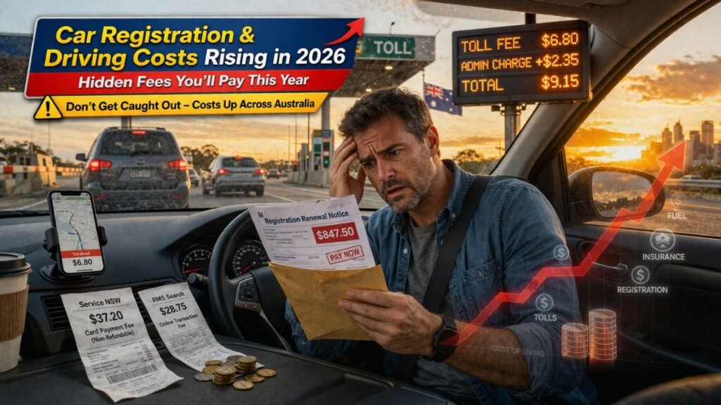 Car Registration & Driving Costs Rising in Australia 2026: Hidden Fees You’ll Pay This Year