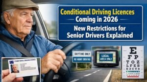 Conditional Driving Licences Coming in 2026: What Senior Drivers Need to Know About the New Restrictions