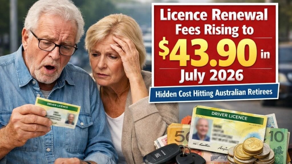Licence Renewal Fees Rising to $43.90 in July 2026: The Hidden Cost Affecting Australian Retirees